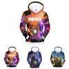 Fortnite Battle 3d Printed Hoodie Jacket Sweatshirt Spandex Material Round Neck Hip Hop Style