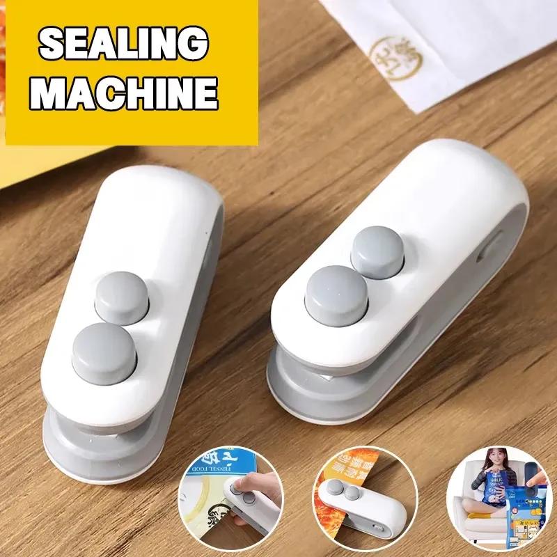 Vacuum Bag Sealing Machine Plastic Package Sealer Bags Clip Bag Handheld Sealer Food Packaging Heat Sealer For Home