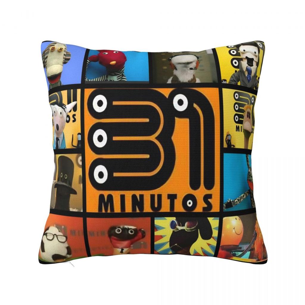31 Minutos Pillow Cases 31 Minutes Chilean Comedy Cushion Cover Vintage Zipper Decor Pillowcover For Home 40X40Cm