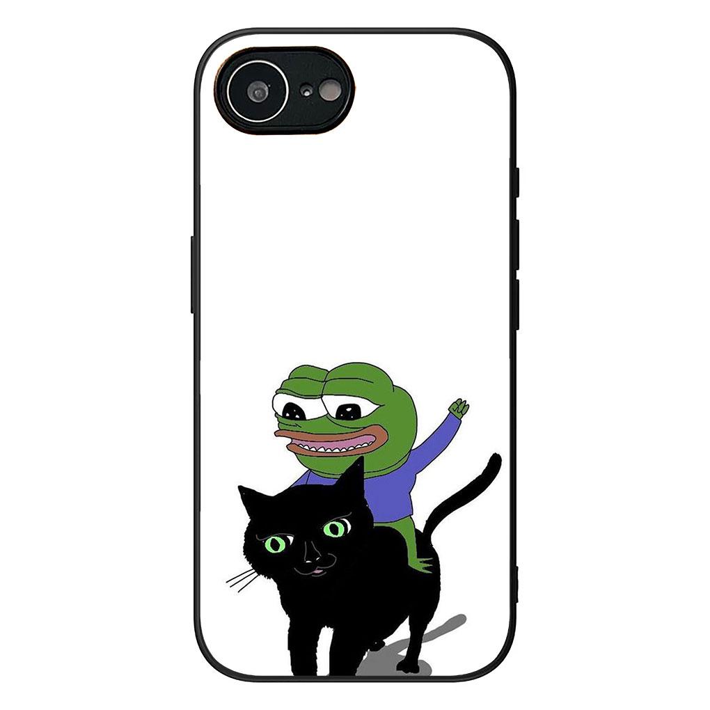 Funny Sad Frog Pepe Casing Phone Cover for Samsung Galaxy A05 A06 A14 A50 A51 A52 A12 A13 A23 A70 A07 A25 A26 M53 A56 Soft Case