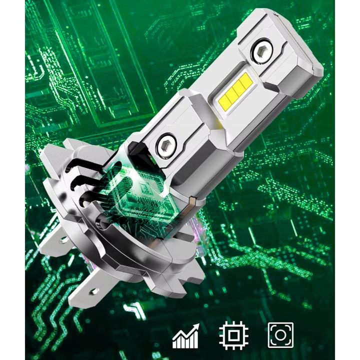 Żarówki H7 Led Homologacja 90W Canbus Białe H7 Mocne 1000% H7 Xenon White