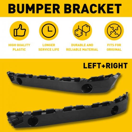 1 Pair Bumper Bracket For 2011- Toyota Sienna Front Driver & Passenger Side