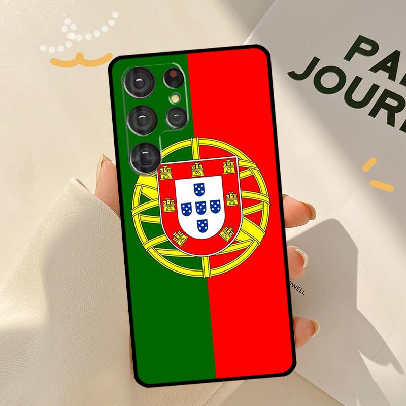 Portugal Passport Print Phone Case For Samsung Galaxy S23 S20 FE S21 Ultra S22 Plus Note 10 20 S8 S9 S10 Plus Cover