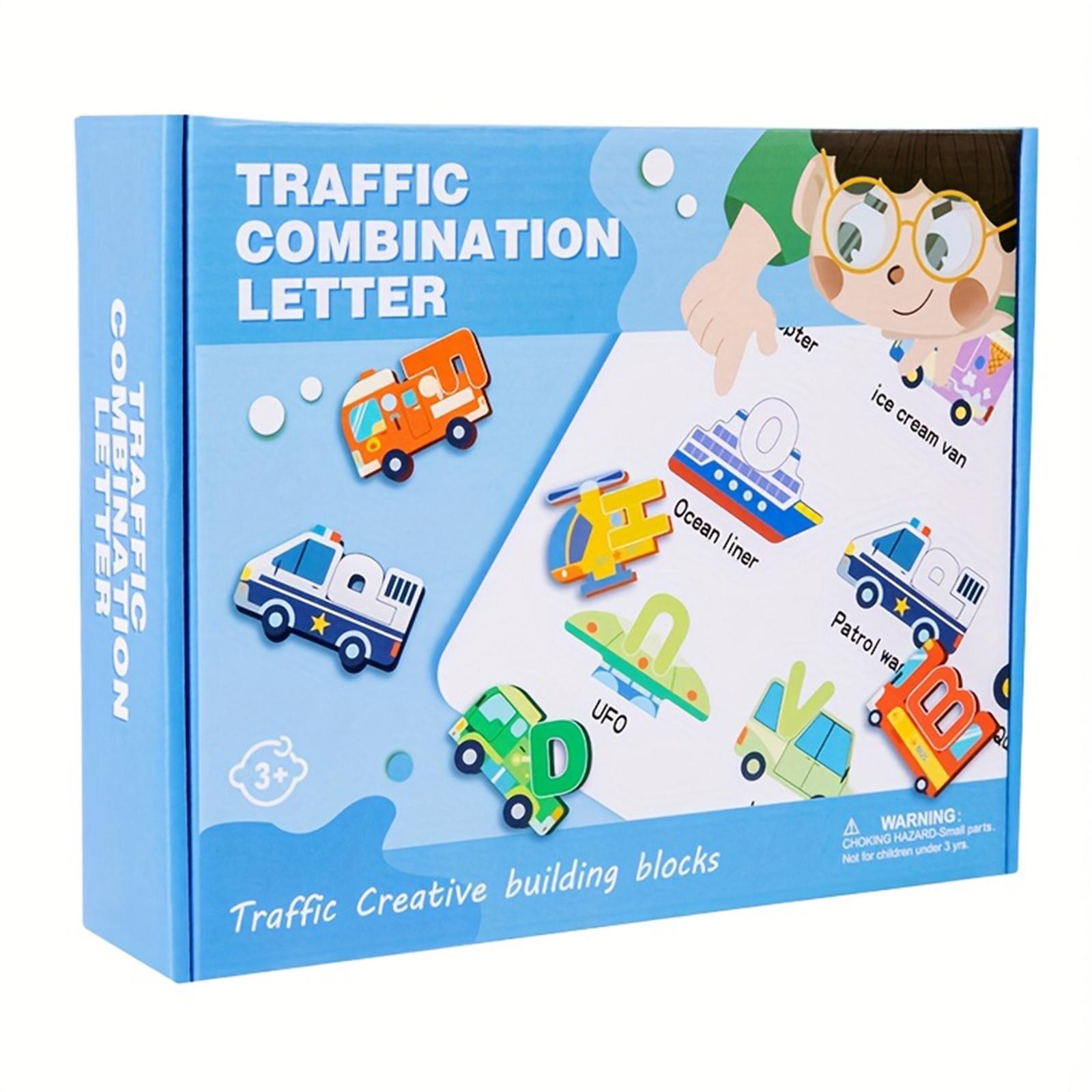 

26 Letter Puzzle, Colorful Wooden Alphabet Block For Teens, Educational And Developmental Toy For Learning Colors, Shapes And Numbers, Educational Toy One Size