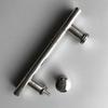 304 Stainless steel shower Single handle bathroom glass doors  handle Mirror surface  Hole pitch145mm 300mm 350mm 400mm 500mm
