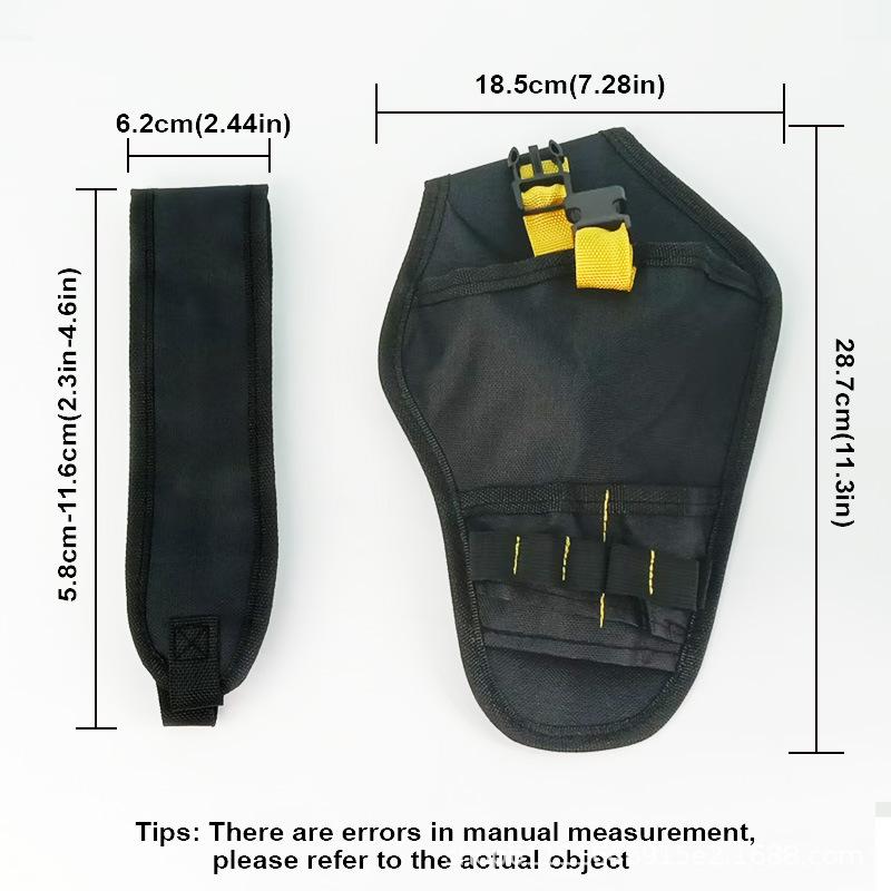 Multifunctional Electrician & Carpenter Tool Waist Bag Large Tool Bag + Belt
