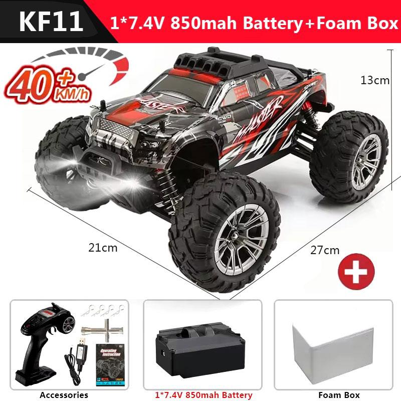 1:16 4WD RC Car Off Road 40KM/H Professional 2.4G High Speed Racing With LED Light Remote Control Cars Drift Monster Truck
