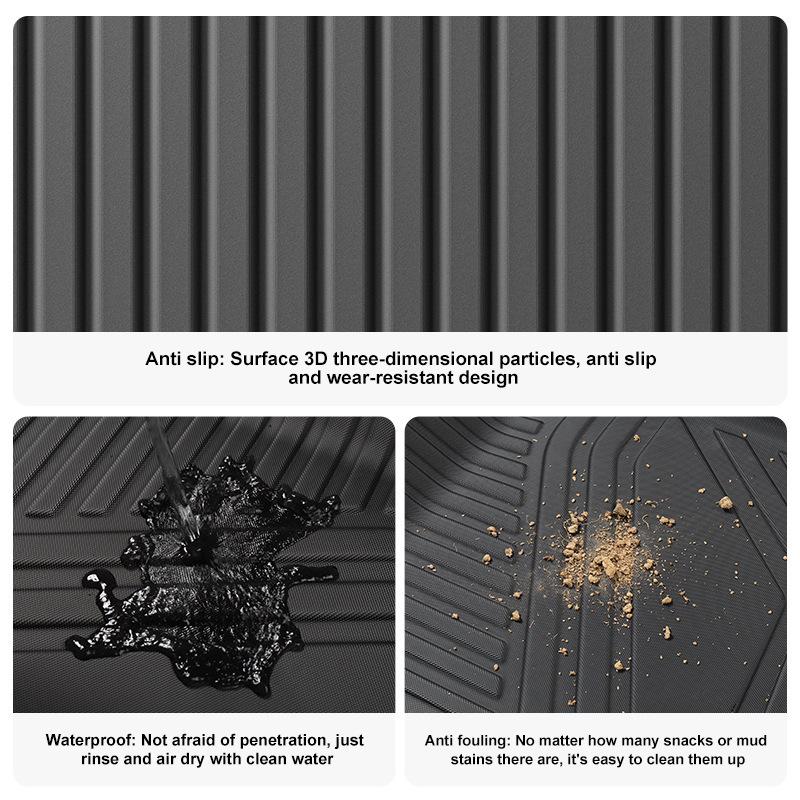 Trunk Mat for 2024-25 Mitsubishi Triton GSR/GLS - Full TPE Bed Liner