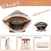 NICOLE DORIS Retro School Large PU Perfect for Coffee & Women's Backpack, Style, Bag, Stylish, Capacity, Leather, Lightweight, Waterproof, School,