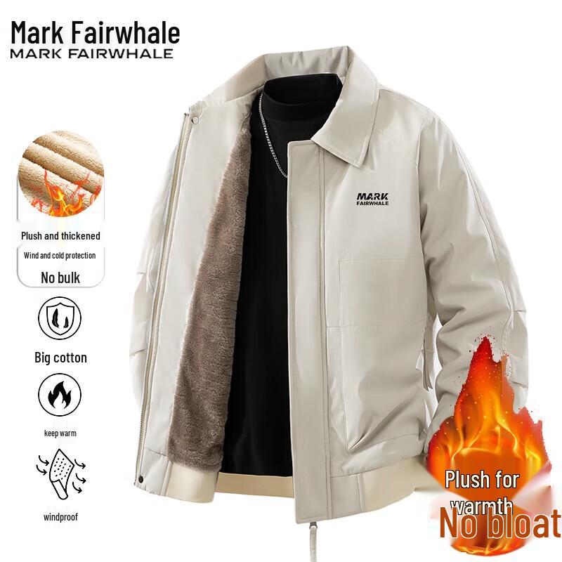 Mark Huafei Men's Casual Lapel Windproof Jacket