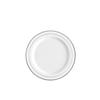 10-pack Plastic Plates, Disposable Dinner Plates/salad Plates/dessert Plates, Suitable For Weddings, Parties And Holiday Party Supplies