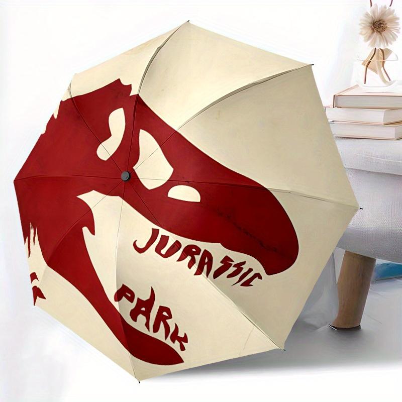 1pc Dinosaur Jurassic Windproof Automatic Umbrella, Lightweight for Women/Men, Perfect Christmas Gift A0811272
