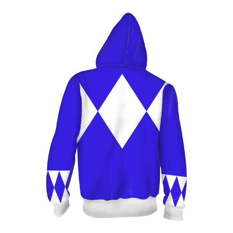 Men Women Sweatshirt Power Rangers Cosplay Hoodie Costume Superhero Cosplay Halloween Party Streetwear Tops