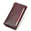 Triple Layer Zipper Women Long Wallet Old Fashioned Genuine Leather Ladies 3 Fold Coin Purse RFID Anti-theft Money Clips Card Holder Bag for Wife Gift