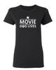 I Don't Care Who Dies In A Movie Sarcastic Novelty Graphics Funny Womens T-Shirt