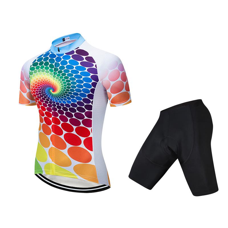 2026 Men's Cycling Jersey Short Sleeve Slim Fit Breathable Cycling Maillot Quick Dry MTB Mountain Bike Road Cycling Shirt Sets