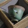 Deyutang Japanese Color Changing Ceramic Crane Tea Cup Set with Gift Bag