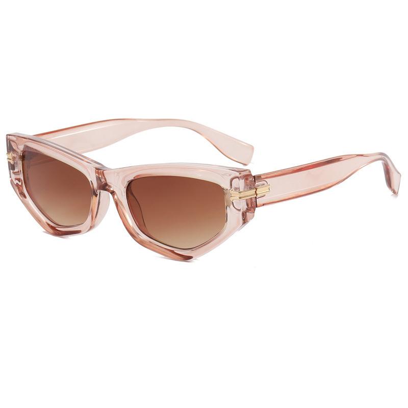 Cat Eye Sunglasses Men Women Fashion Irregular Gradient Eyewear Stylish Glamour Female Sun Glasses Trend Cat Eye Shades