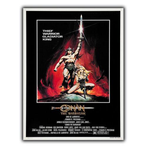 CONAN THE BARBARIAN SIGN METAL PLAQUE Film Movie Advert poster art printAluminum 20x30cm（7.8x11.8inch）
