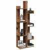 VidaXL Bookcase Old Wood 48x25.5x140 Cm Engineered Wood, Bookcase, Storage Cabinet, Shelf of 856694