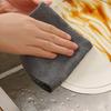 1 Roll Rag Thickened Water-Absorbent Cleaning Clothes Tear-Off Design Disposable Rags Kitchen Bathroom Cleaning Rag