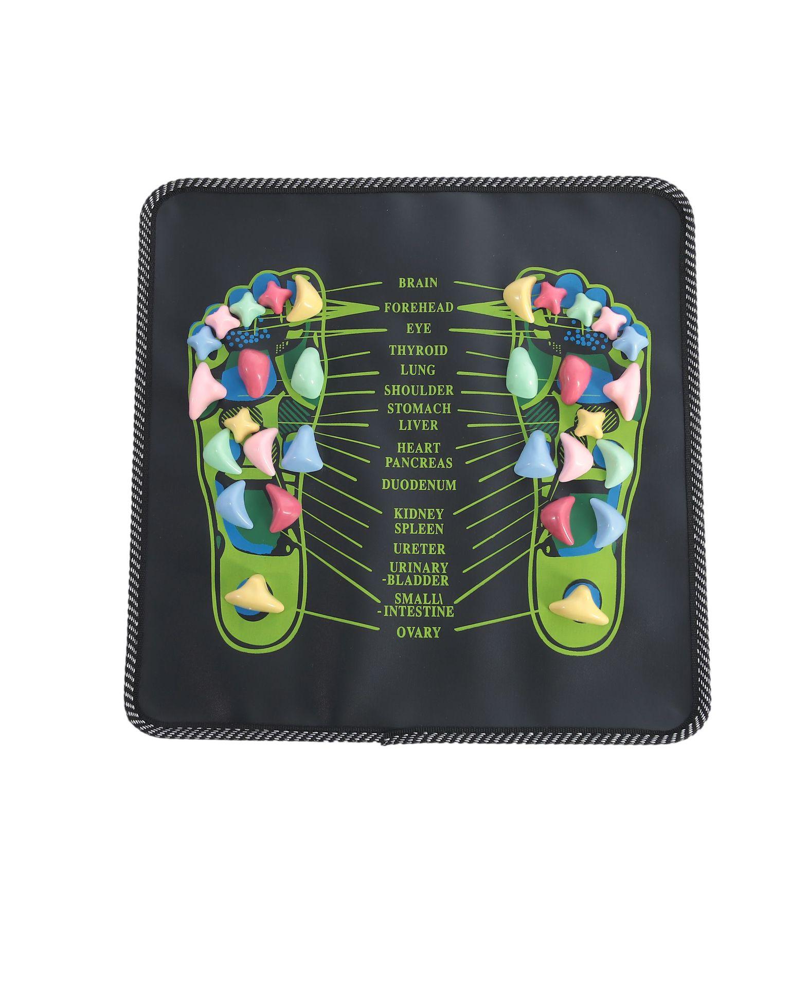 

Коврик для массажа ног, расслабляющий массажный коврик, триггерные точки, оздоровительная терапия, массажер для ступней, мощеная дорога