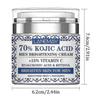 70% Kojic Acid Men's Brightening Cream with Vitamin C, Hyaluronic Acid & Retinol  Skin Lightening, Hydration & Anti-Aging, 50G Non-Greasy Formula for