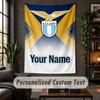 Wall Tapestry Lazio FC Print Custom Name Text Wall Hanging Home Decor
