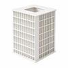 Multi-Compartment Desktop Storage Organizer with Rotating Base Space-Saving
