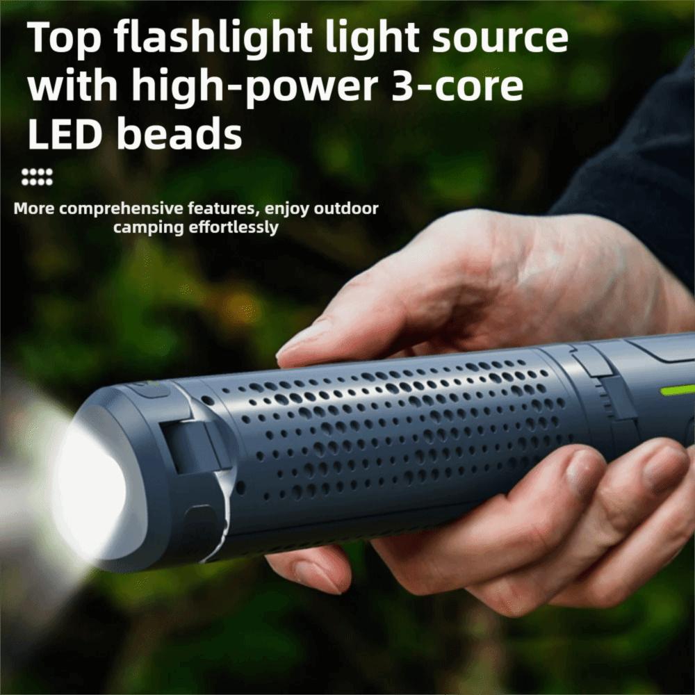 LED Light Source Folding Camping Light Stepless Dimming Built-in Power Bank Lamp  Fishing Trips