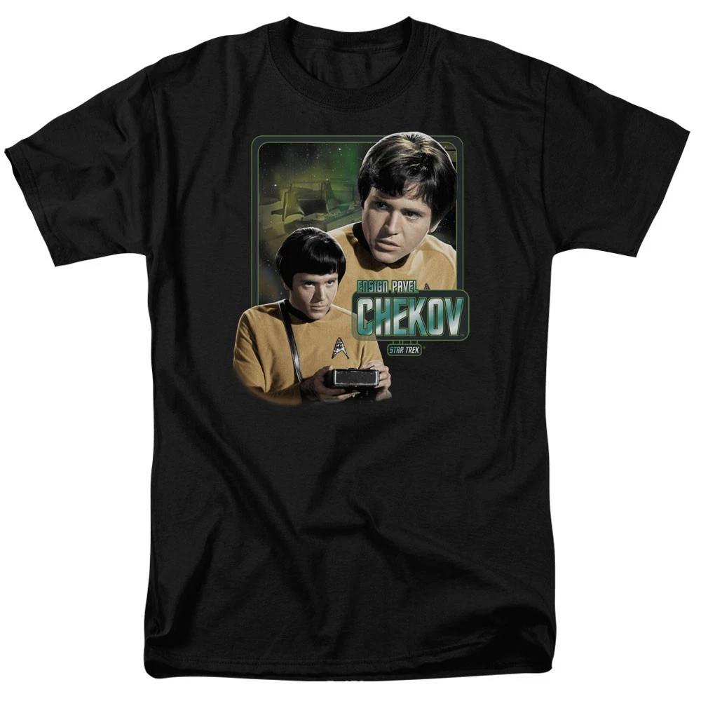 Star Trek - Ensign Chekov - Unisex Short Sleeve Children s T-shirt - Black 120