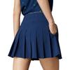 Adidas Originals SS25 Pleated Fashion Soft Comfortable Versatile Casual Skirt Women skirts Night-Indigo JC6771