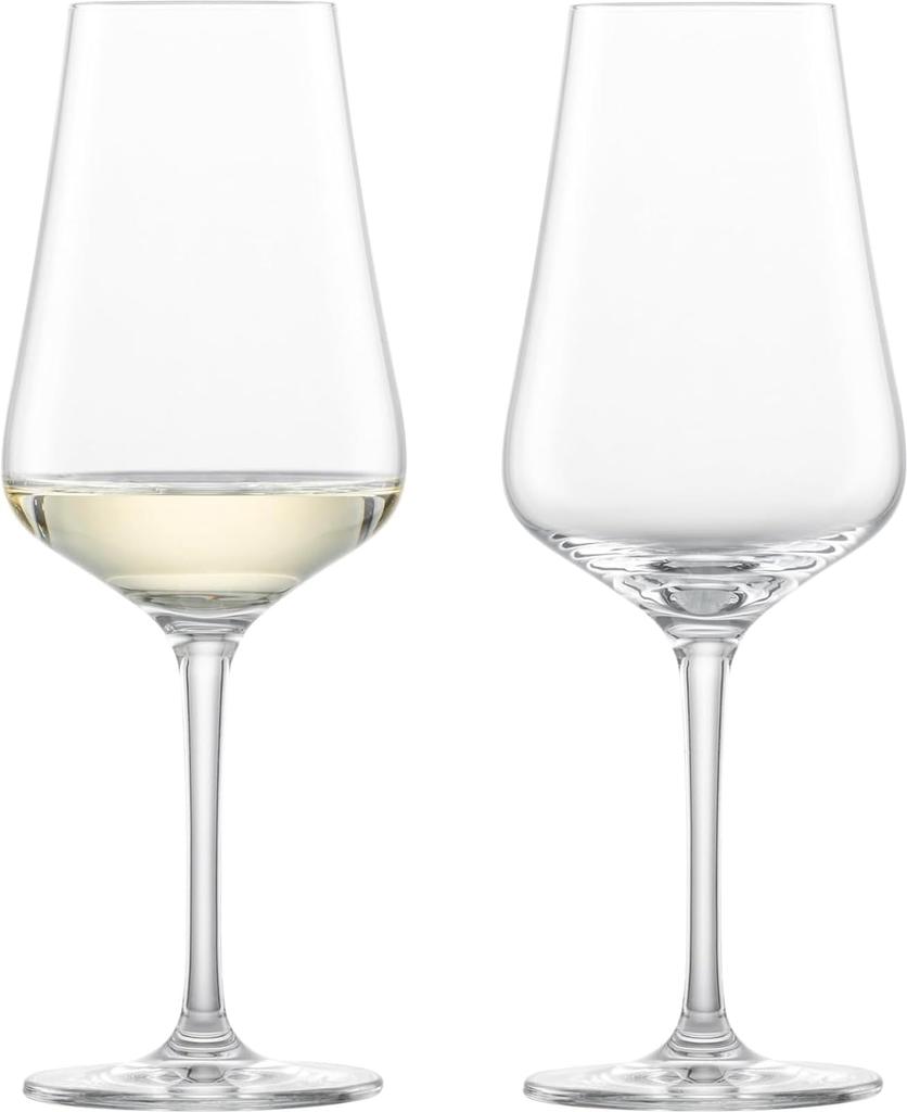 Zwiesel Glass (ZWIESEL GLAS) Break-Resistant Bouquet Wine Glasses, Suitable for Red and White Wines, Pair of 2, Machine-Made (m123739)