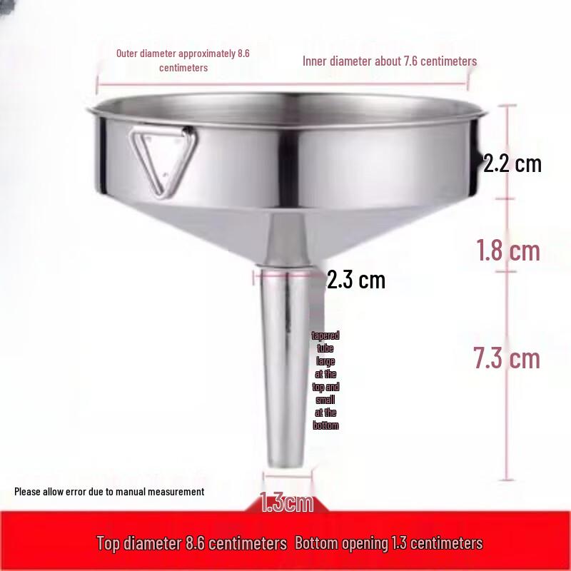 Stainless Steel Large Mouth Funnel Set