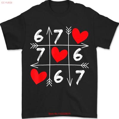 Valentine S Day 67 Six Seven Meme Love 6 7 Heart Couple T Shirt Vintage Washed Versatile Breathable Casual Stretched Unisex