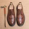 High Quality Brand Lightweight Oxford Shoes Men's Office Business Shoes Trendy Men's Elegant Genuine Leather Shoes Free Delivery