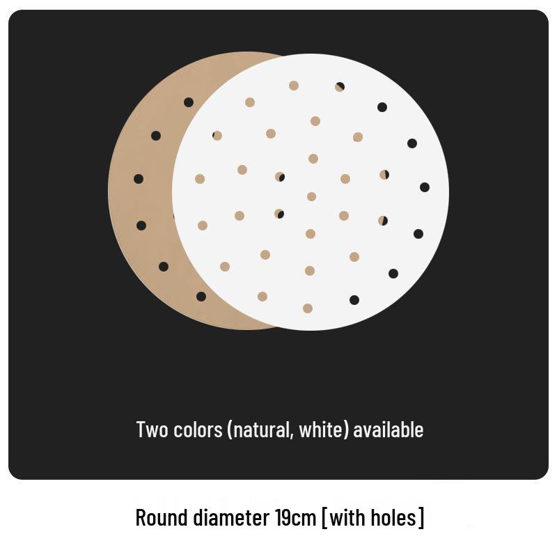 Natural White Disposable Oil-Proof Air Fryer Paper for Baking