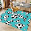 Office Carpet Soccer Ball Patterned Rug for Sofa Protection Under Chairs