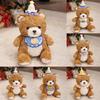 Plush Bear Toy With Cute Hood For Kids Gift Girls Party Decor