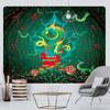 Mushroom Psychedelic Scene Home Decoration Art Tapestry Bohemia Room Yoga Mat Background Cloth