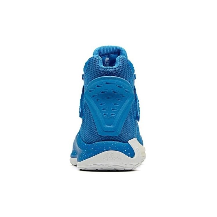 Anta KT5 Away Thompson 5 Mesh Non-Slip Wear-Resistant High-Top Basketball Shoes Men Sneaker White Blue 11941101-6