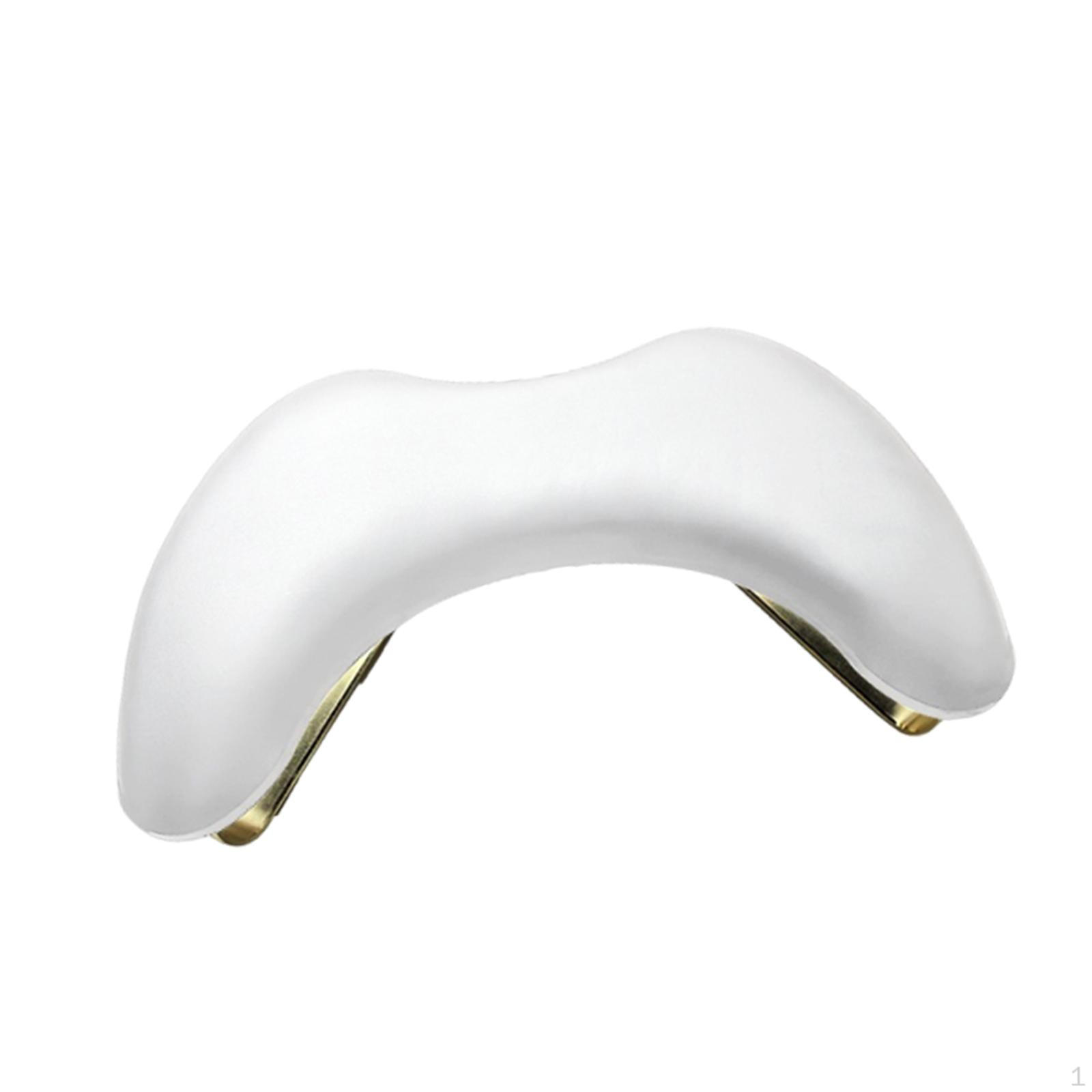 

Ergonomic And Comfortable Manicure Cushion with Armrests Metal Feet, Ideal for Acrylic Nails at белый