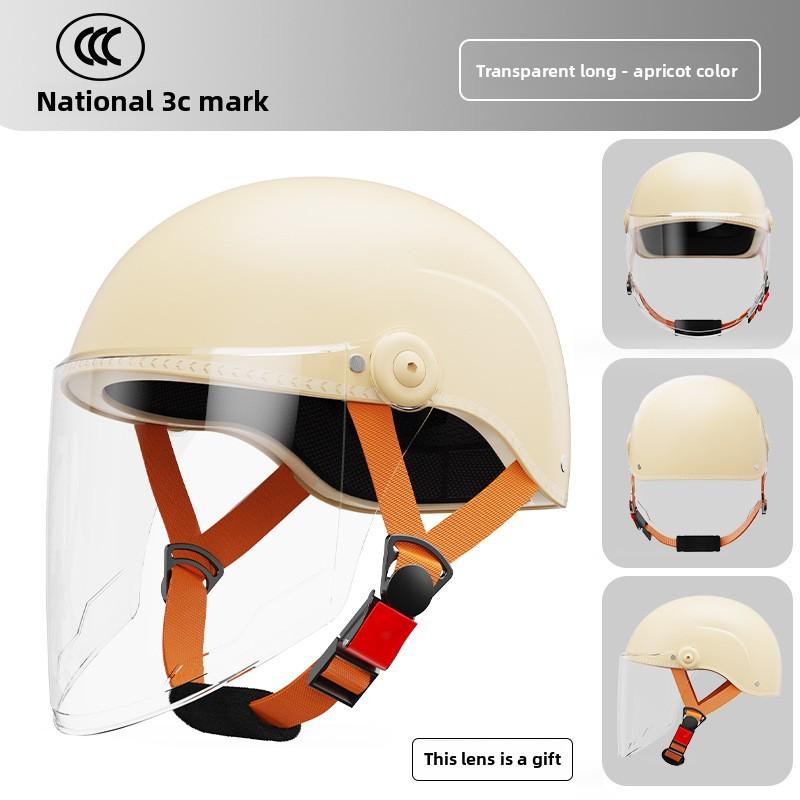 

Шлем для электромобиля для мужчин и женщин, милый полушлем