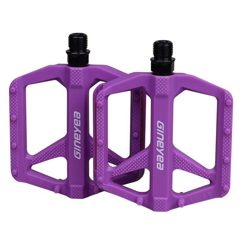 SeeMore Lightweight Nylon Fiber Platform Pedals for MTB & Cruisers Durable Mountain Bike Pedals Pedal фиолетовый