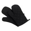 Quilted Cotton Oven Mitts Heat Resistant Anti-Scalding Microwave Oven Gloves Non-Slip Hanging BBQ Baking Gloves Kitchen Cooking