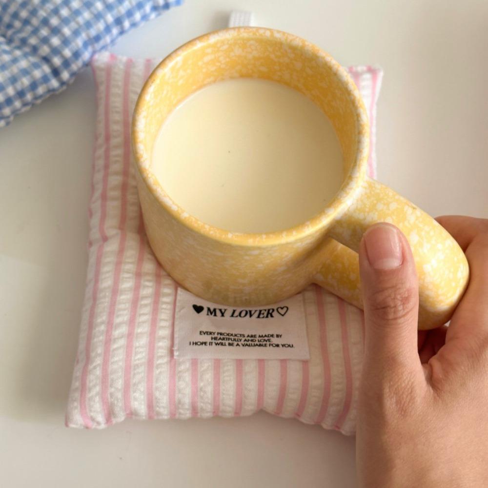 2Pcs/Set Korean Cotton Coaster Heat Insulation Teapot Pad Home Accessories Mug Pad  Living Room