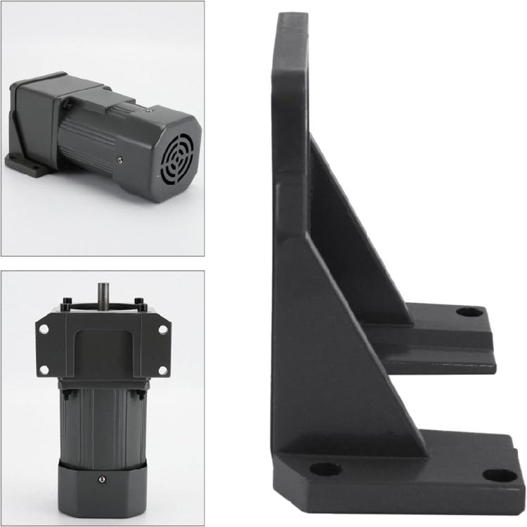 Highly strength Motor Mounting Bracket 180W-250W Aluminum AntiVibration Design PreDrilled Hole Durability Build