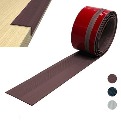 100cm Stair Safety Non-Slip Strip Peel and Stick Self-Adhesive Staircase Edge Trim PVC Flexible Corner Trim Protector