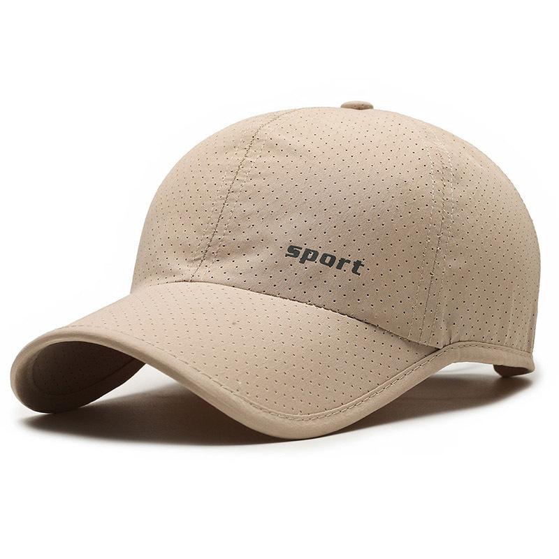 Men Women Sport Hat Adjustable Fashion Letter Baseball Cap Summer Mesh Breathable Hat Outdoor Travel Cycling Hiking Camping Hats