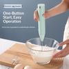 Batidora de Huevos Eléctrica de Mano Recargable 3 Velocidades Varillas de Acero Inoxidable Para Horneado Casero Espuma de Café Crema Postres